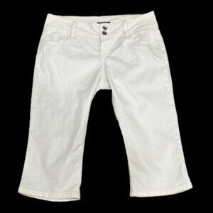 Apt 9 Petite White Denim Jean Capris